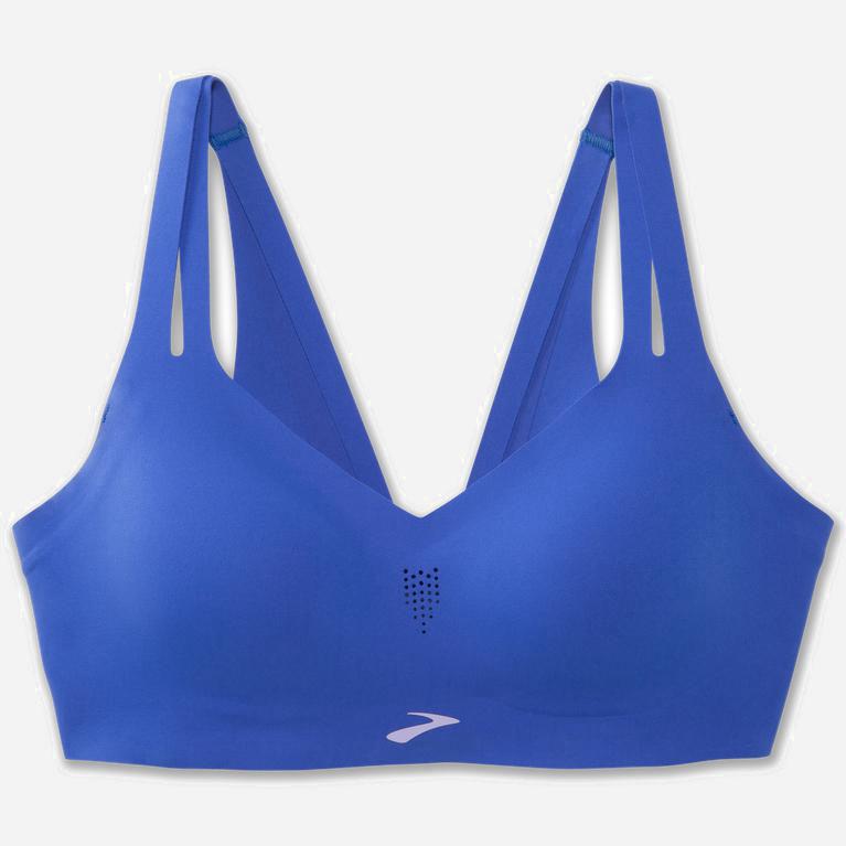 Brooks Dare Strappy Israel - Women's Sports Running Bra - Bluetiful (53026-ZEVS)